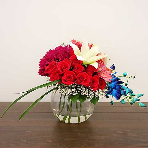 Blue Waves Smash Cake