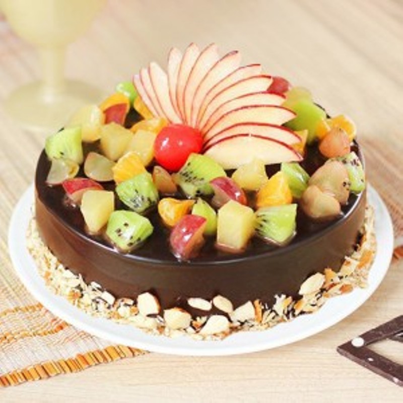 Chocolatey fruit cake 