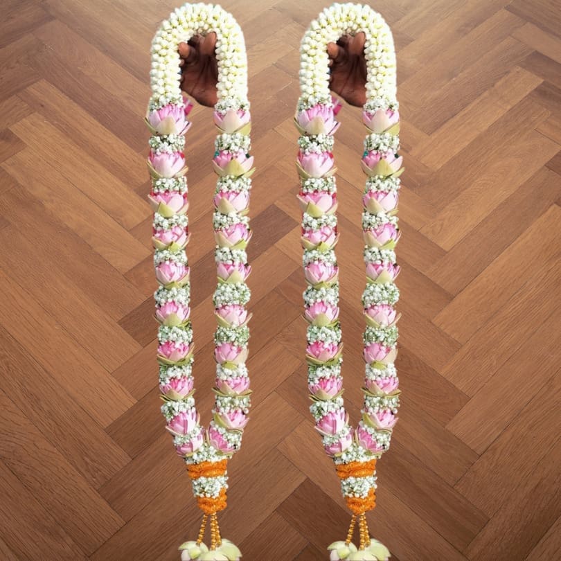 Royal Lotus & Jasmine Varmala