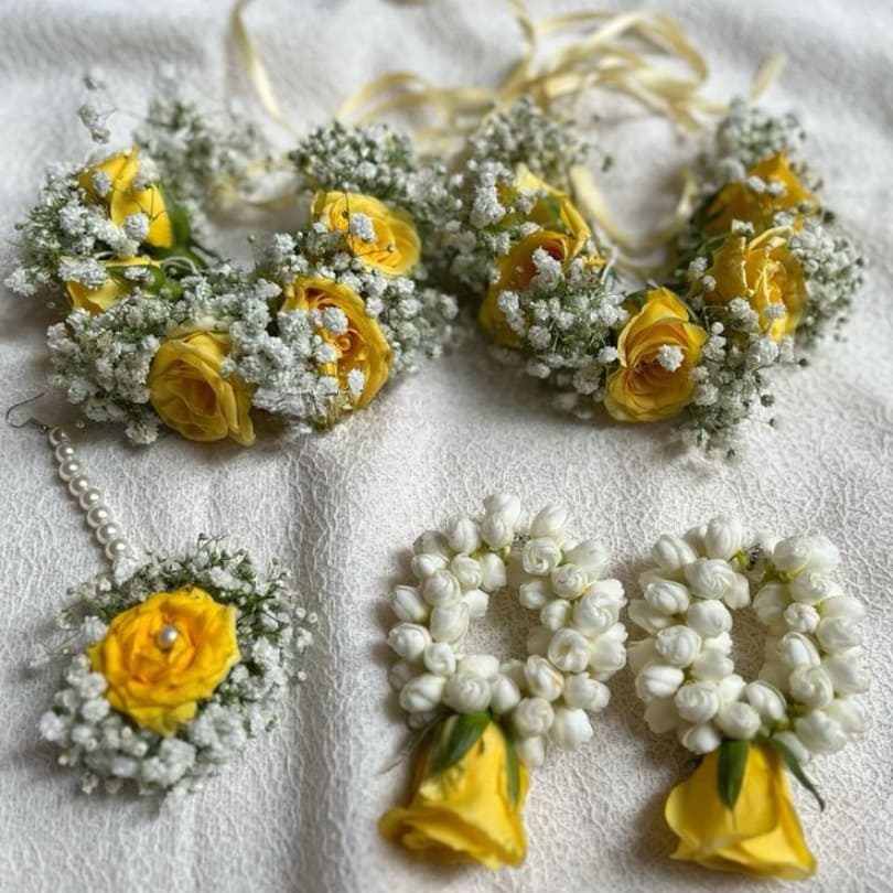 Sunshine Bloom Floral Jewelry Set