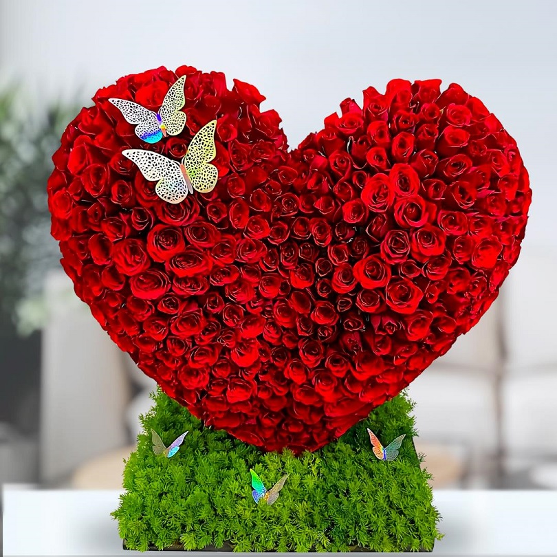 Endless Love Heart Arrangement