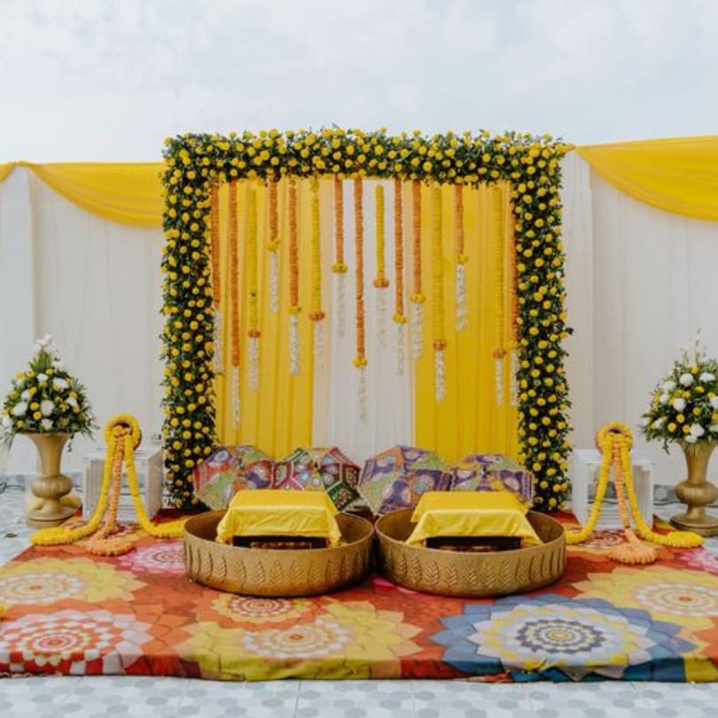 Marigold Sunshine Haldi