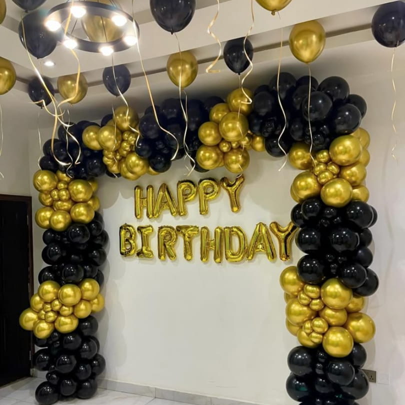 Classic Gold & Black Celebration