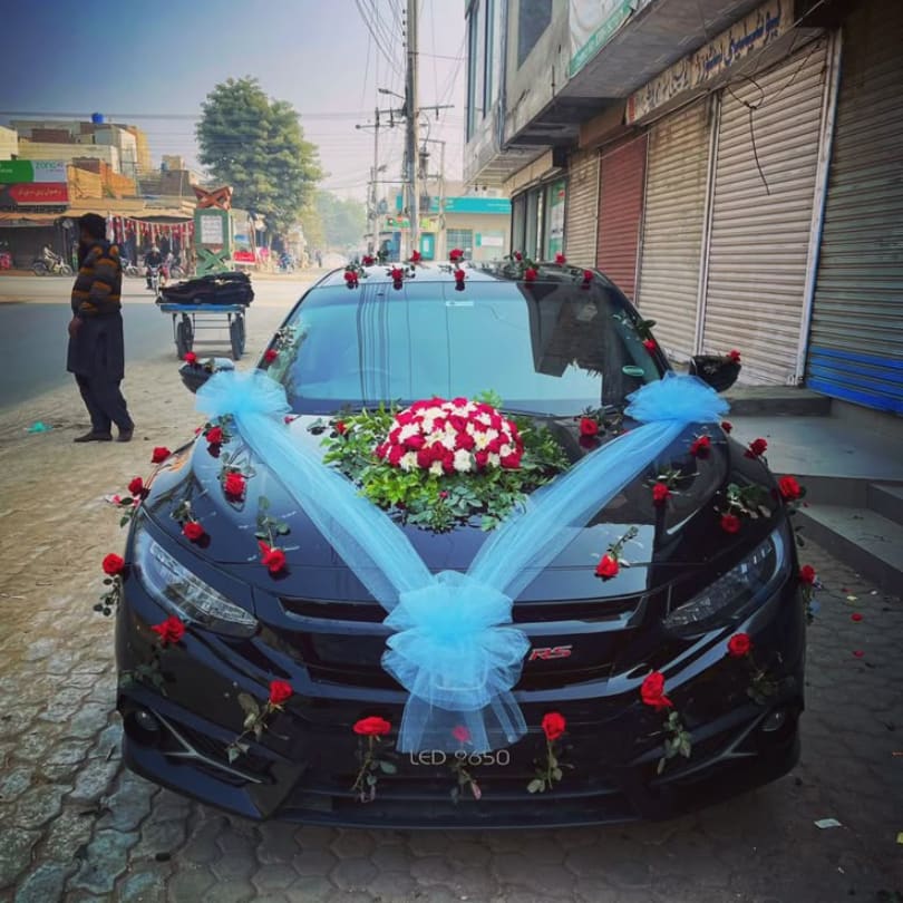 Pastel Elegance Car Decor