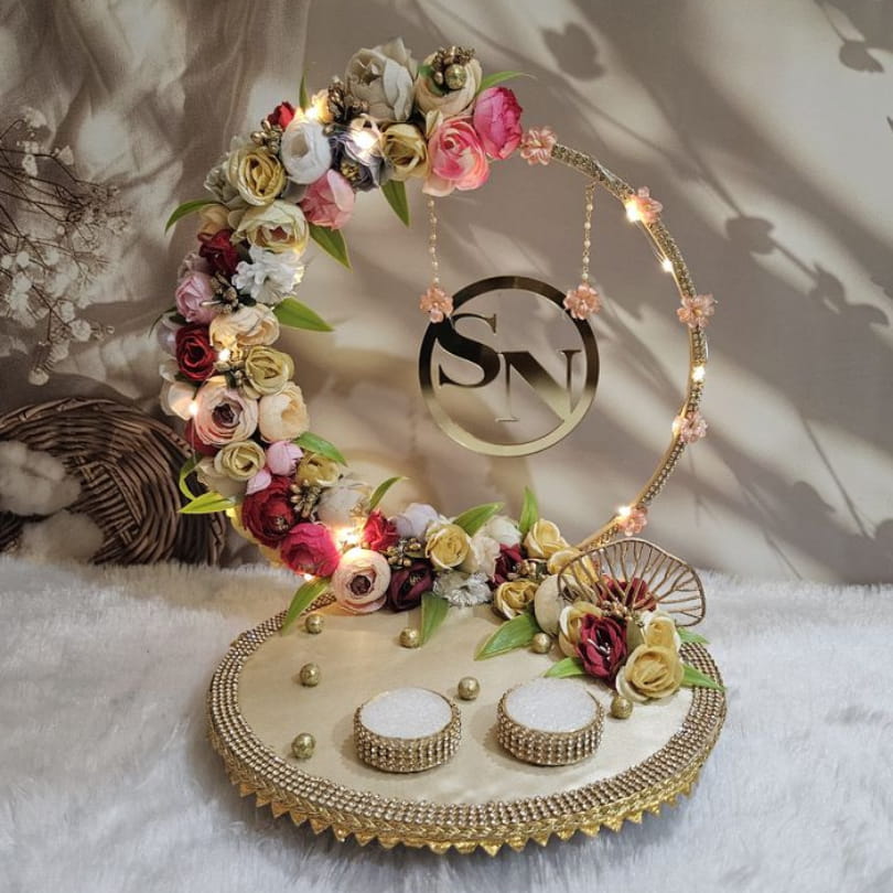 Pastel Theme Ring Platter
