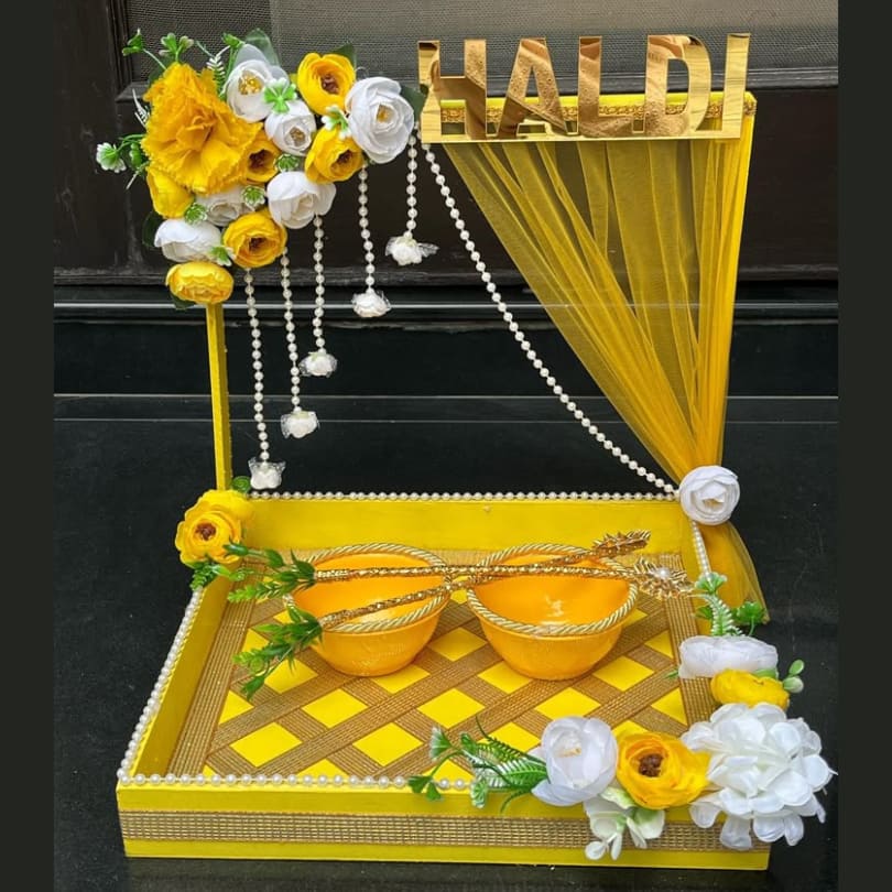 Golden Blossom Ceremony Tray