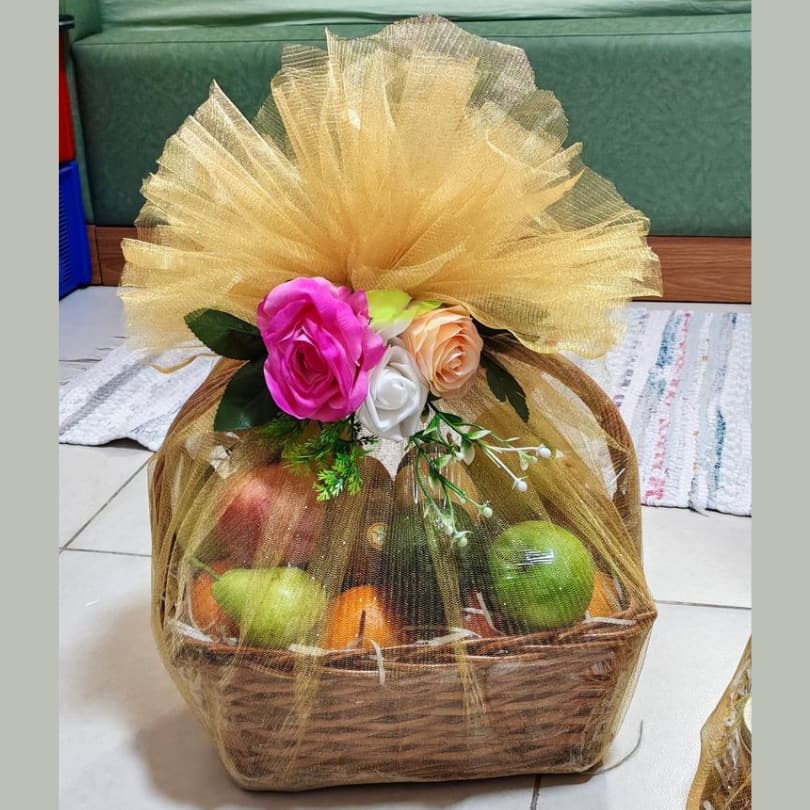 Traditional Fruit Tokri Decor