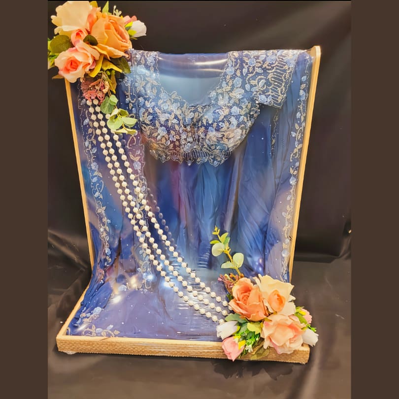 Purple Organza Layers