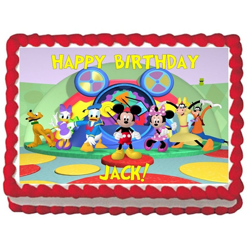 Micky Jack Photo Cake