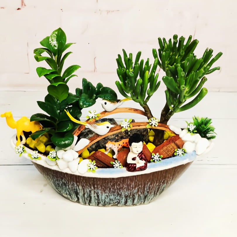 Peaceful Nature-Inspired Mini Garden