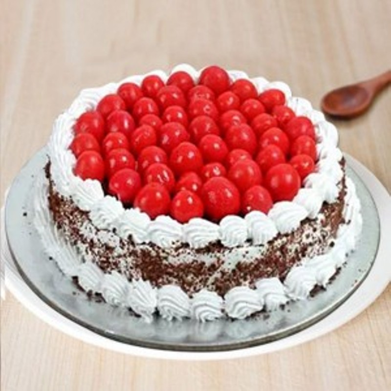 Cherry Loaded Black - Forest Cake 