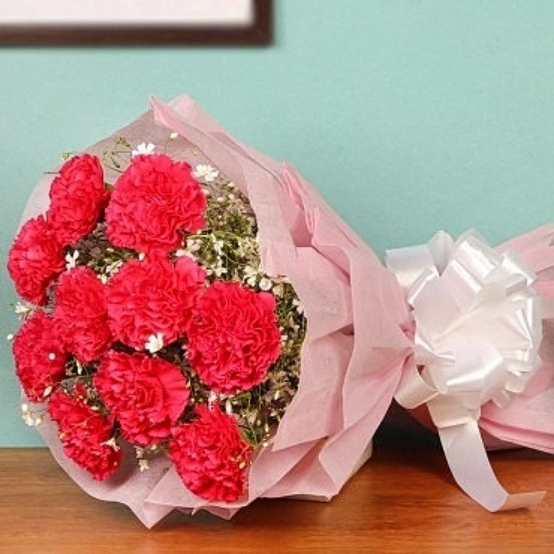 Bunch of pink Carnation