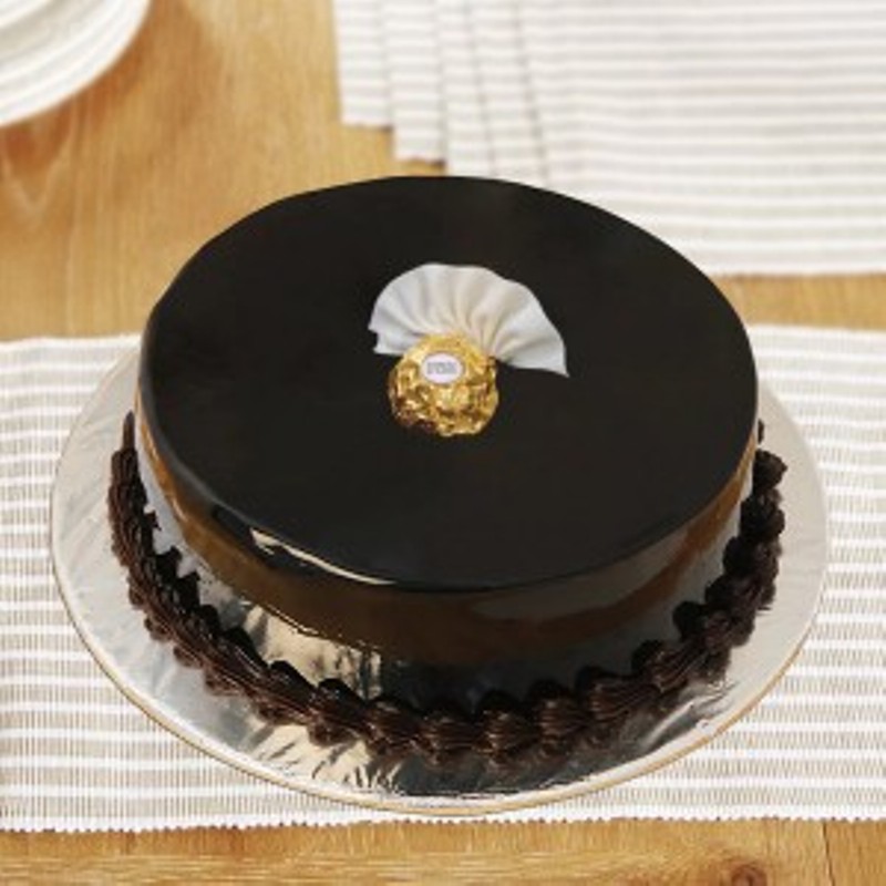 Single Rocher Chocolate Cake