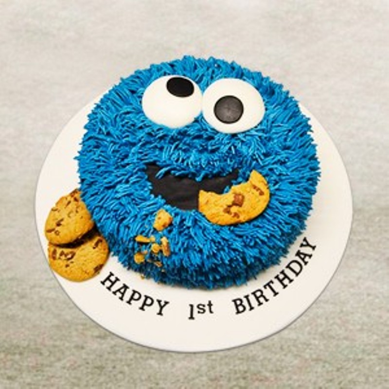 Cookie Monster cake
