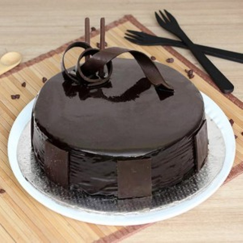 Classic Chocolate Truffle Cake