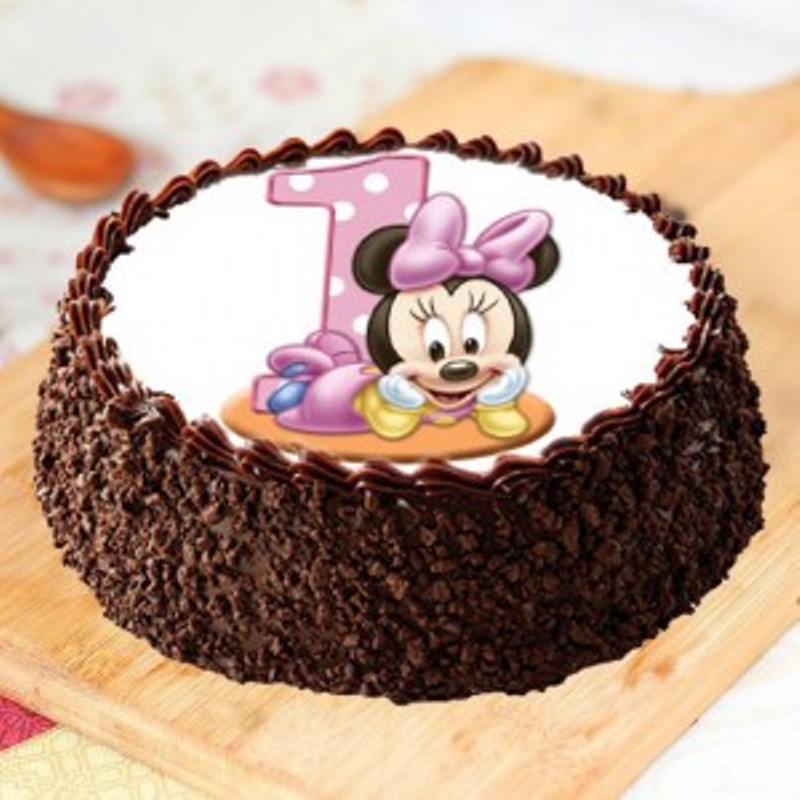 Choco Chip Photo Cake