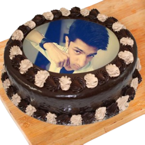 Butterscotch Photo Cake