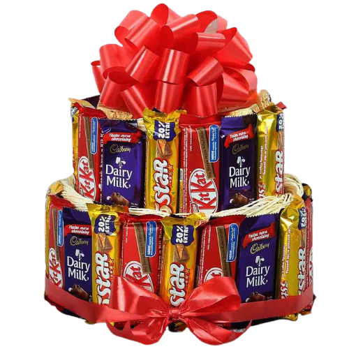 Cadbary-Chocolate-Hamper - in - Two- Layer