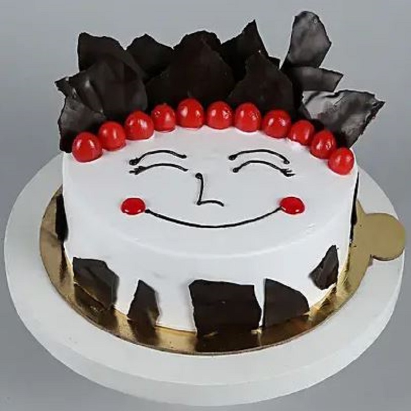 Black-forest Smiley Cake 