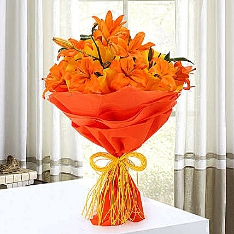 Fresh Orange Lilies