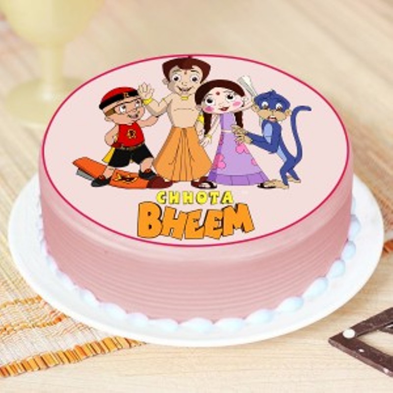 Chota Bheem Family Cake
