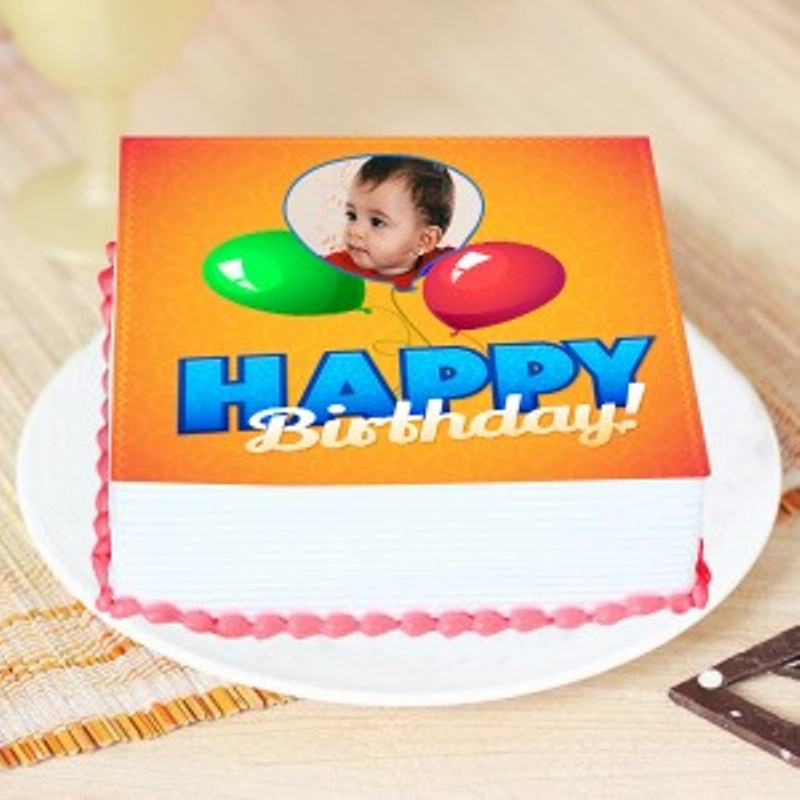 Birthday Photo Cake