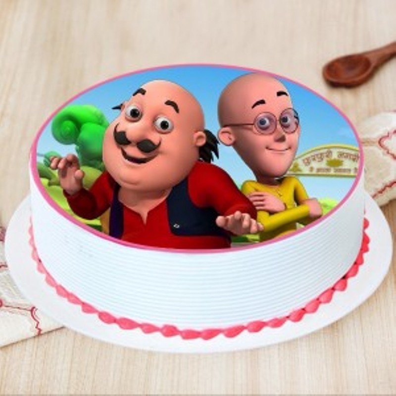 Paltu n Motu Photo Cake