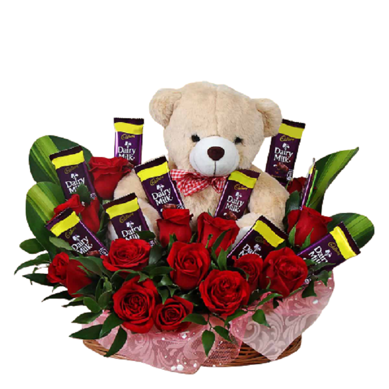 Sweet Chocolates Basket