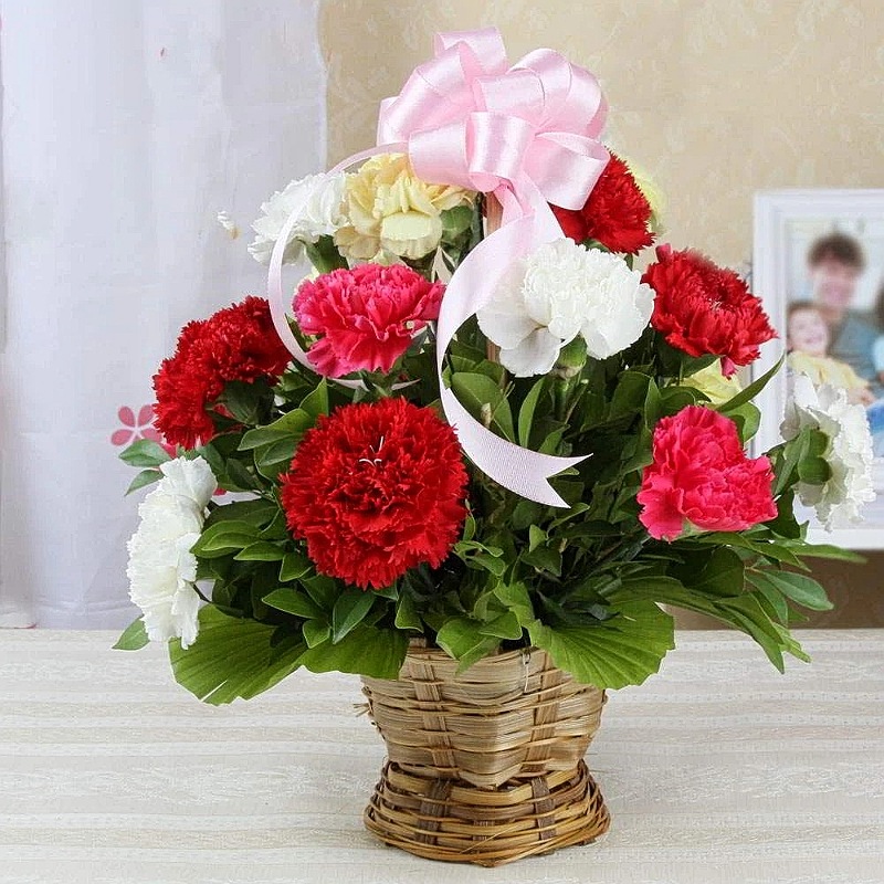 Fresh Best Carnation Basket